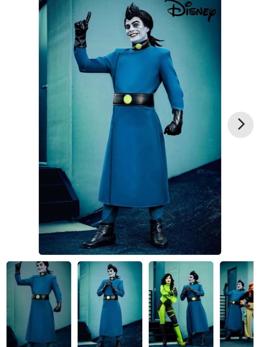 Kim Possible Men’s costume - Dr Drakken Villain Outfit